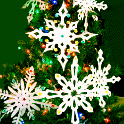 Jumbo Snowflake Fold Craft