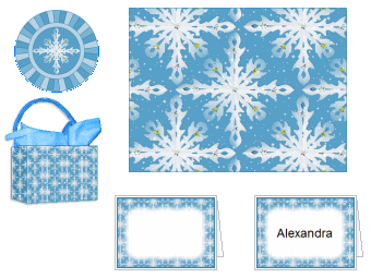Snowflake Party Place Setting #6