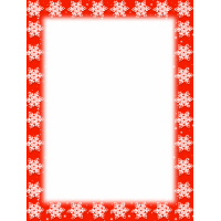 Snowflake Unlined Stationery #1