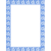 Snowflake Unlined Stationery #3