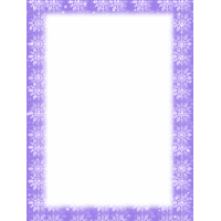 Snowflake Unlined Stationery #5