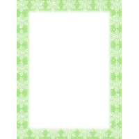 Snowflake Unlined Stationery #6