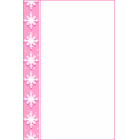 Snowflake Unlined Writing Paper #4